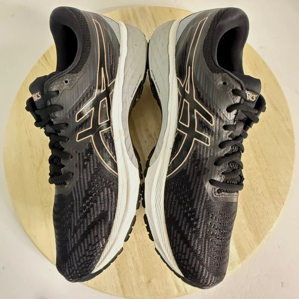 ASICS Women's Running Shoes GT-2000-8 Black Gold Flyte Foam Sneakers Size 7